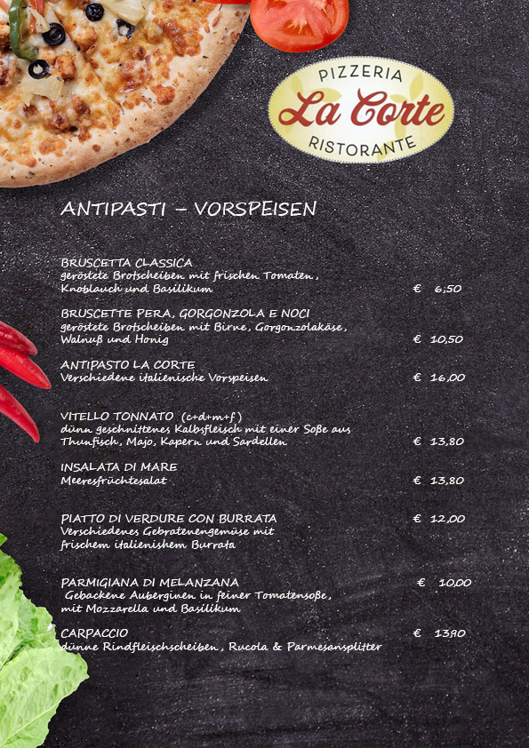 speisekarte